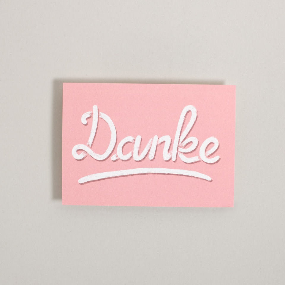 Postkarte Danke