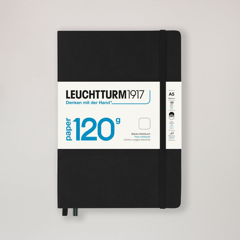 A5 Notizbuch 120g / schwarz