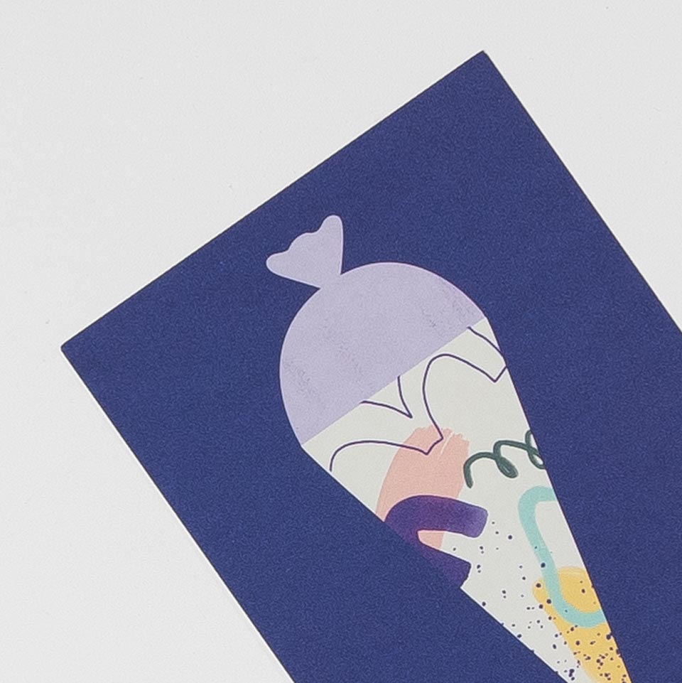 Postkarte Schultüte