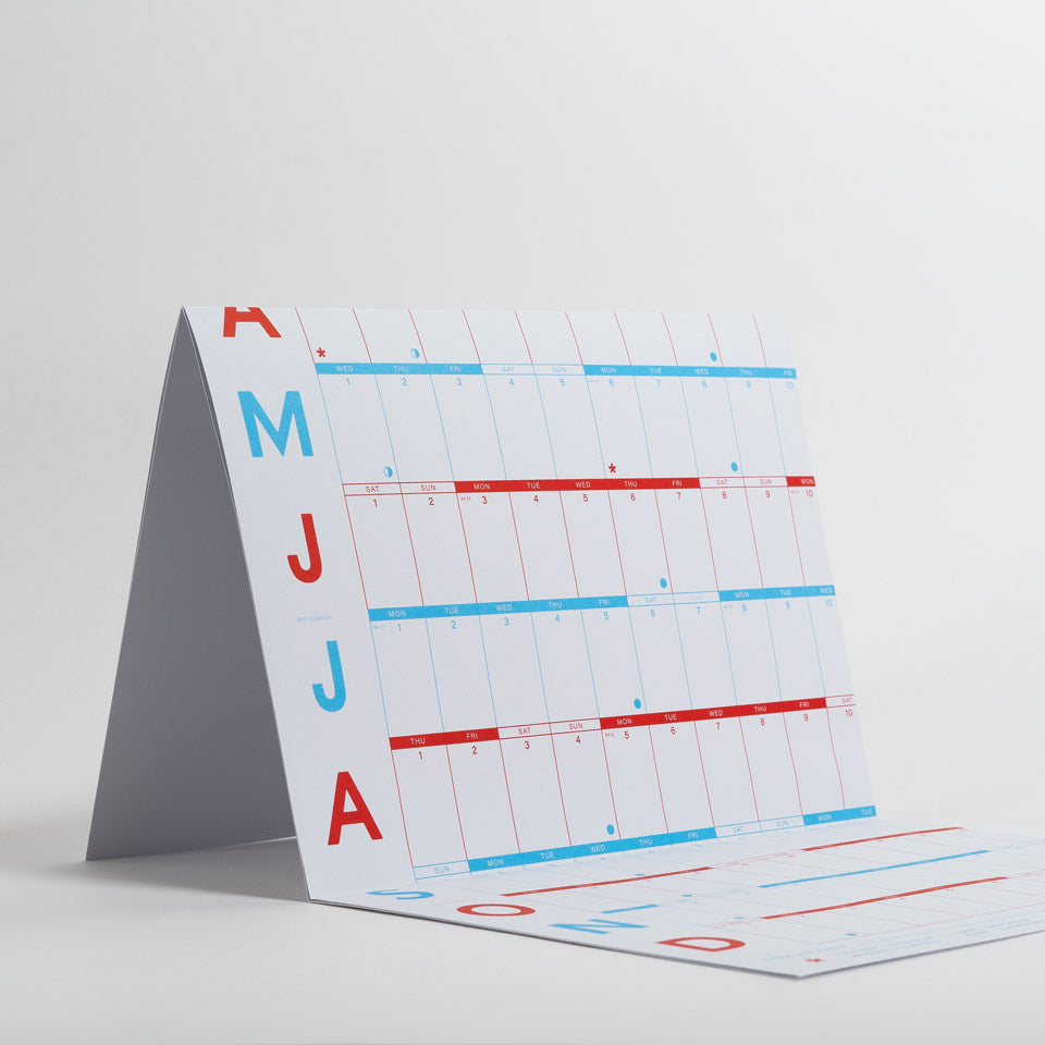 Year Planner 2026 / Wandkalender quer