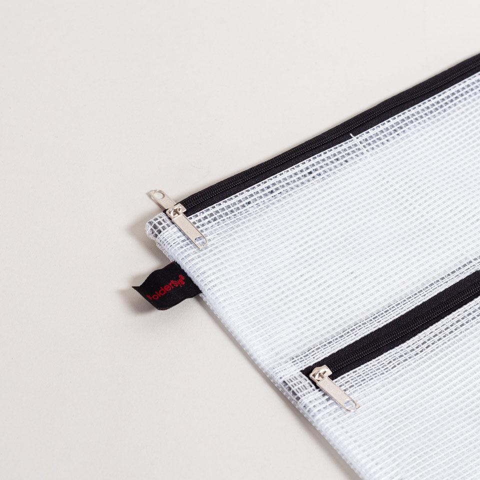 Mesh Bag für A5 mit vier Fächern