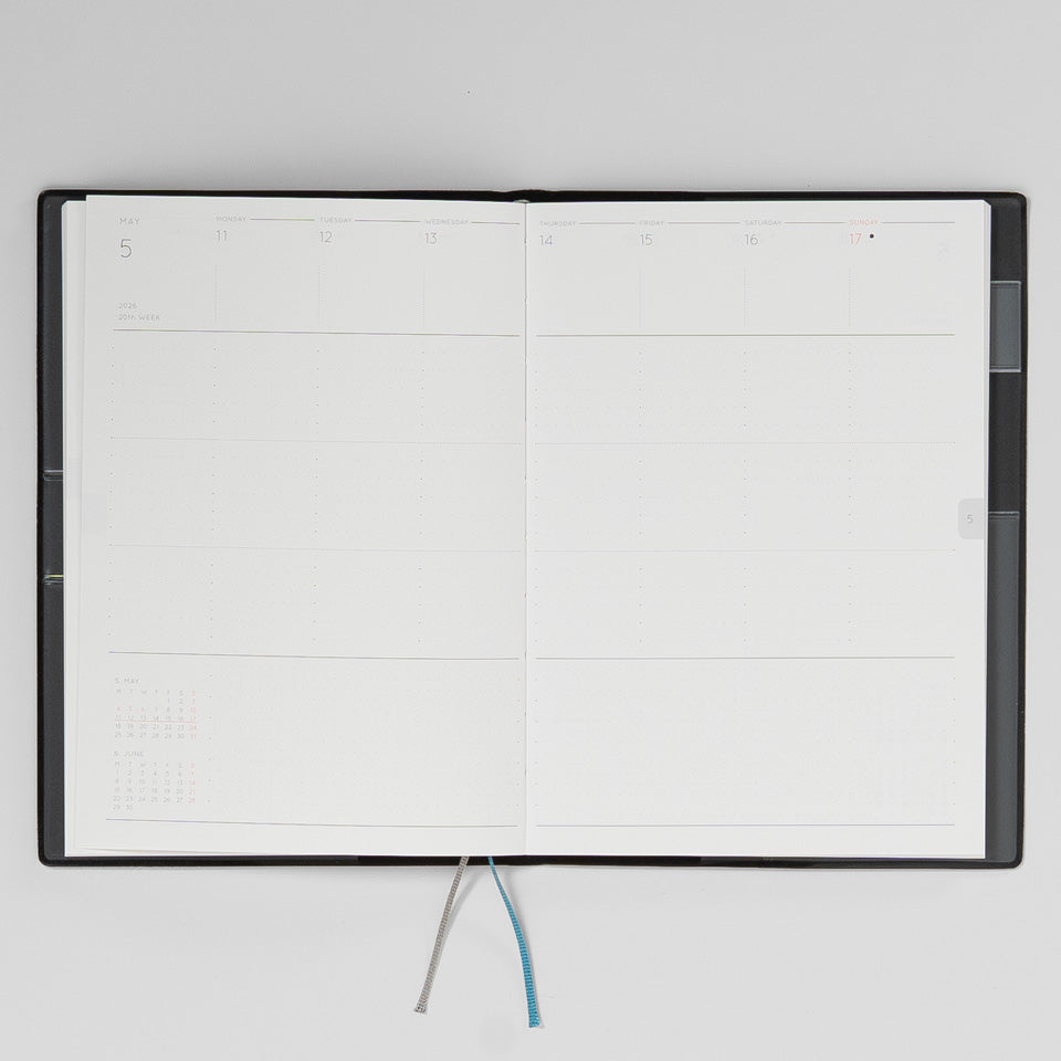Journal Kalender 2026 / Diary Caston Weekly B6