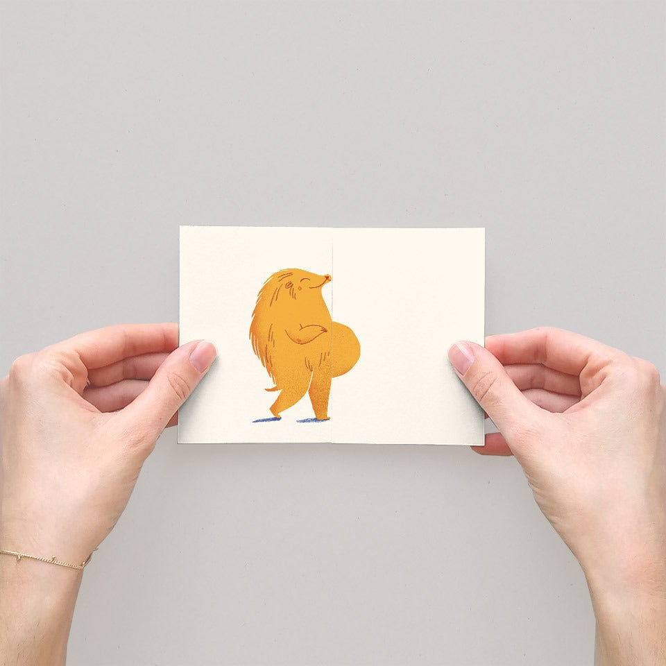 Faltkarte Balloon Belly