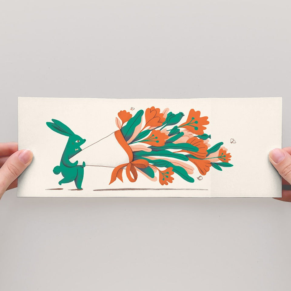 Faltkarte Bouquet
