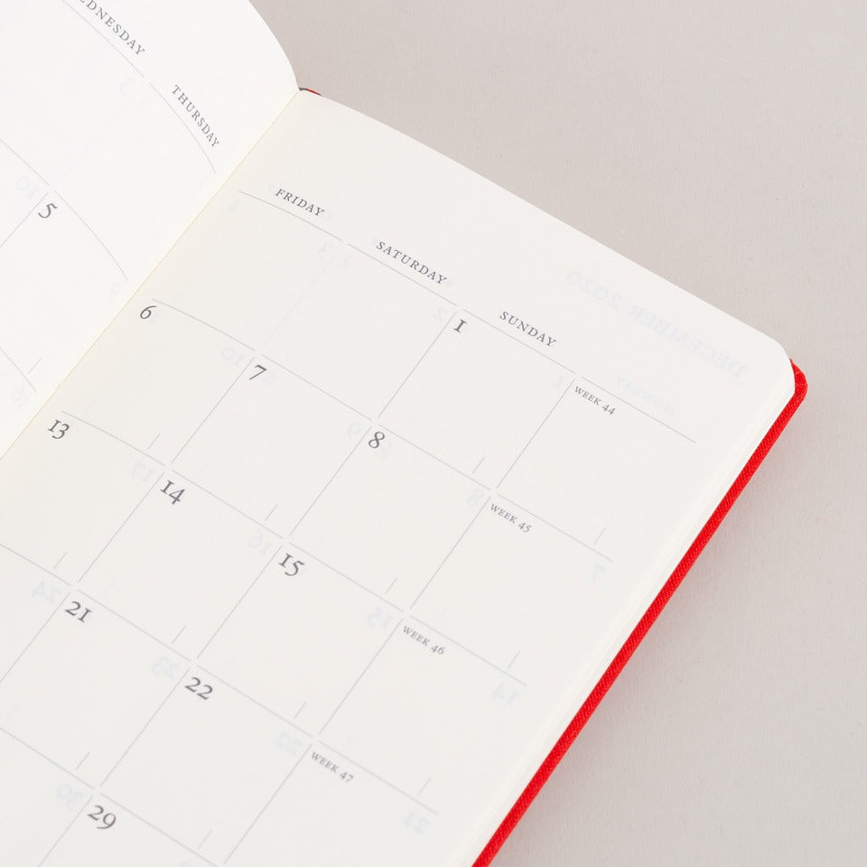 Wochenkalender + Notizen 2026 Monocle