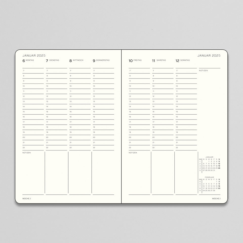 Leuchtturm 18 Monate Akademischer Wochenplaner 2026/2027 – Wochenkalender