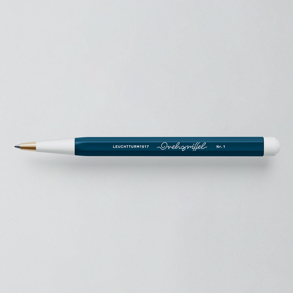 Leuchtturm Drehgriffel Kugelschreiber in Deep Sea, Aufsicht #Farbe_Deep Sea