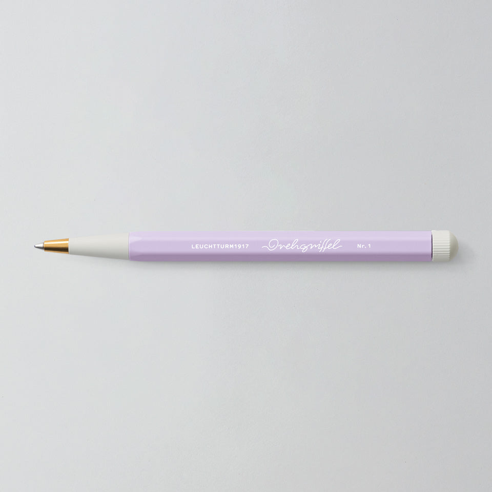 Leuchtturm Drehgriffel Kugelschreiber in Lila, Aufsicht #Farbe_Lila