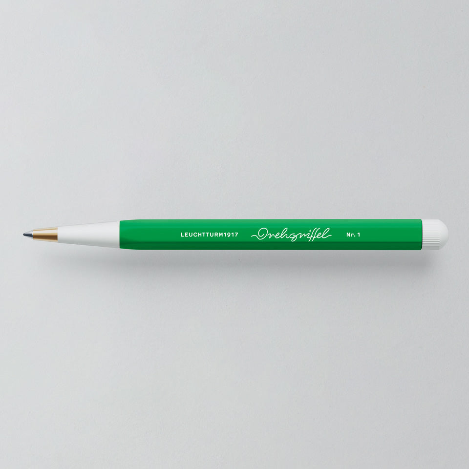 Leuchtturm Drehgriffel Kugelschreiber in Spring Leaf, Aufsicht #Farbe_Spring Leaf