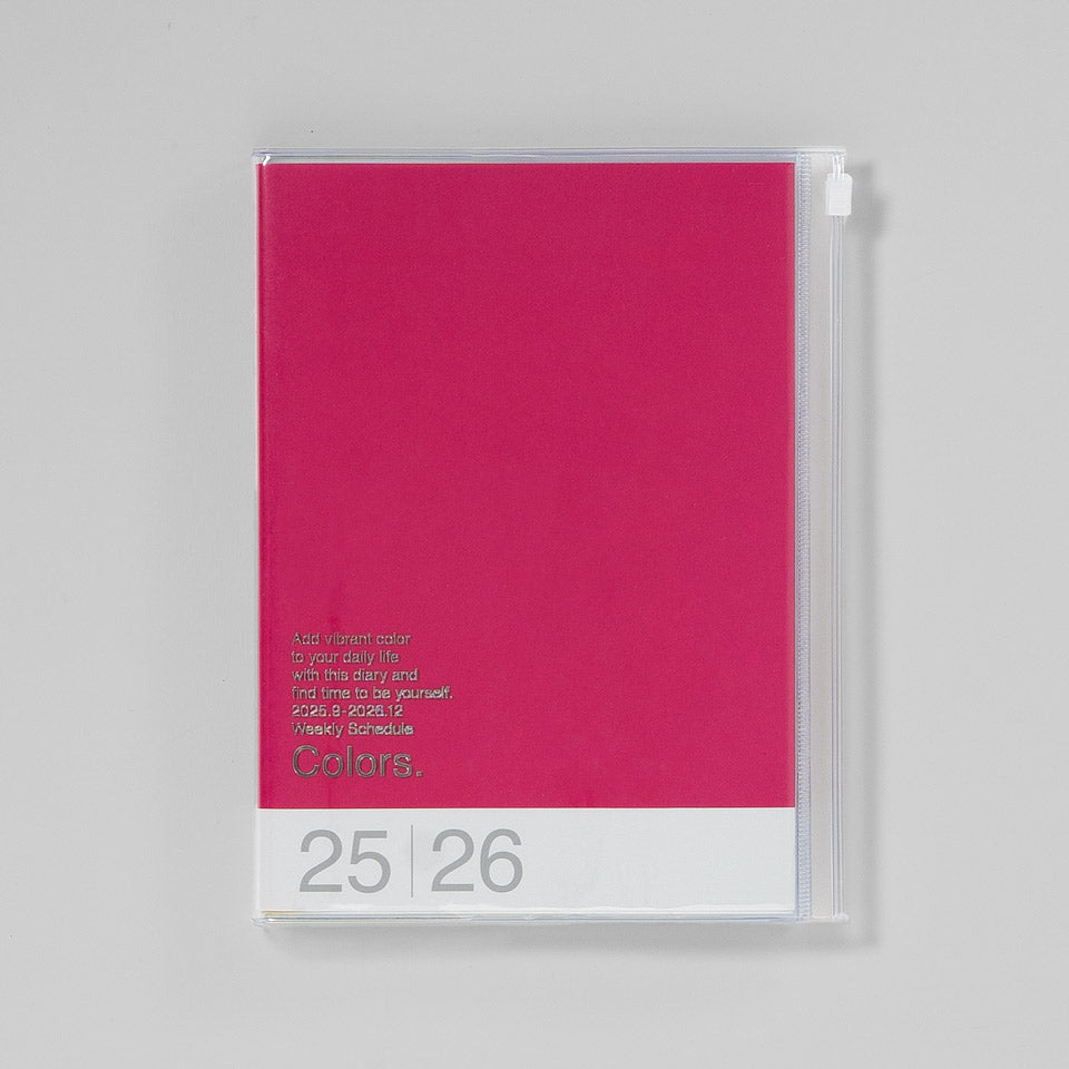 A5 Kalender 2025/26 mit Umschlagtasche Farbe