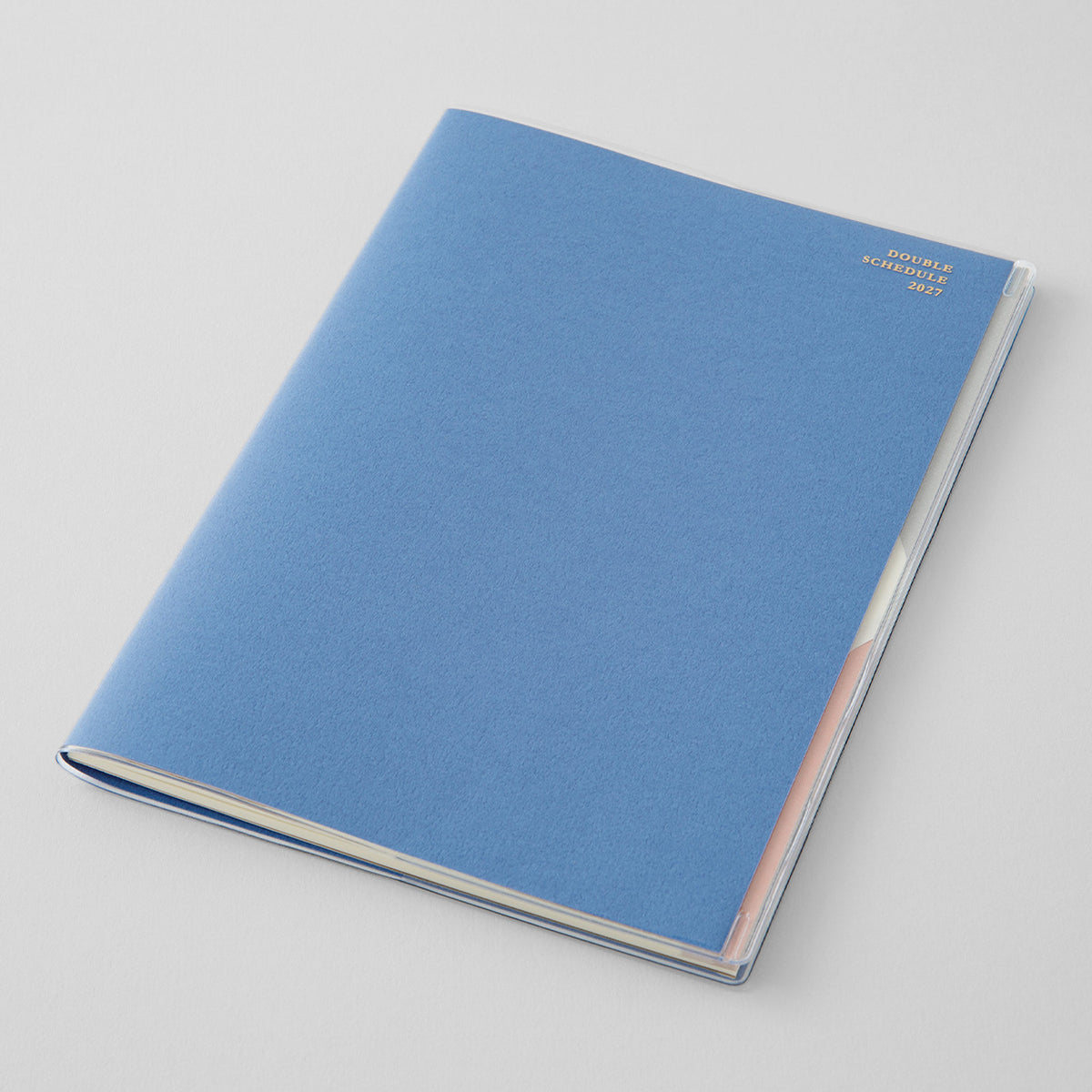 Midori B6 Doppel-Monatsplaner 2027 Blau – Seitenansicht