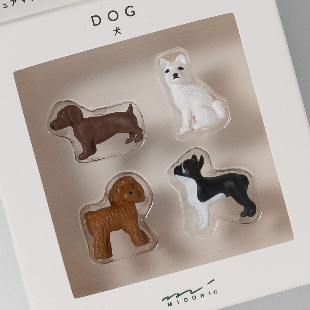 Mini-Magnete Hunde 4er Set