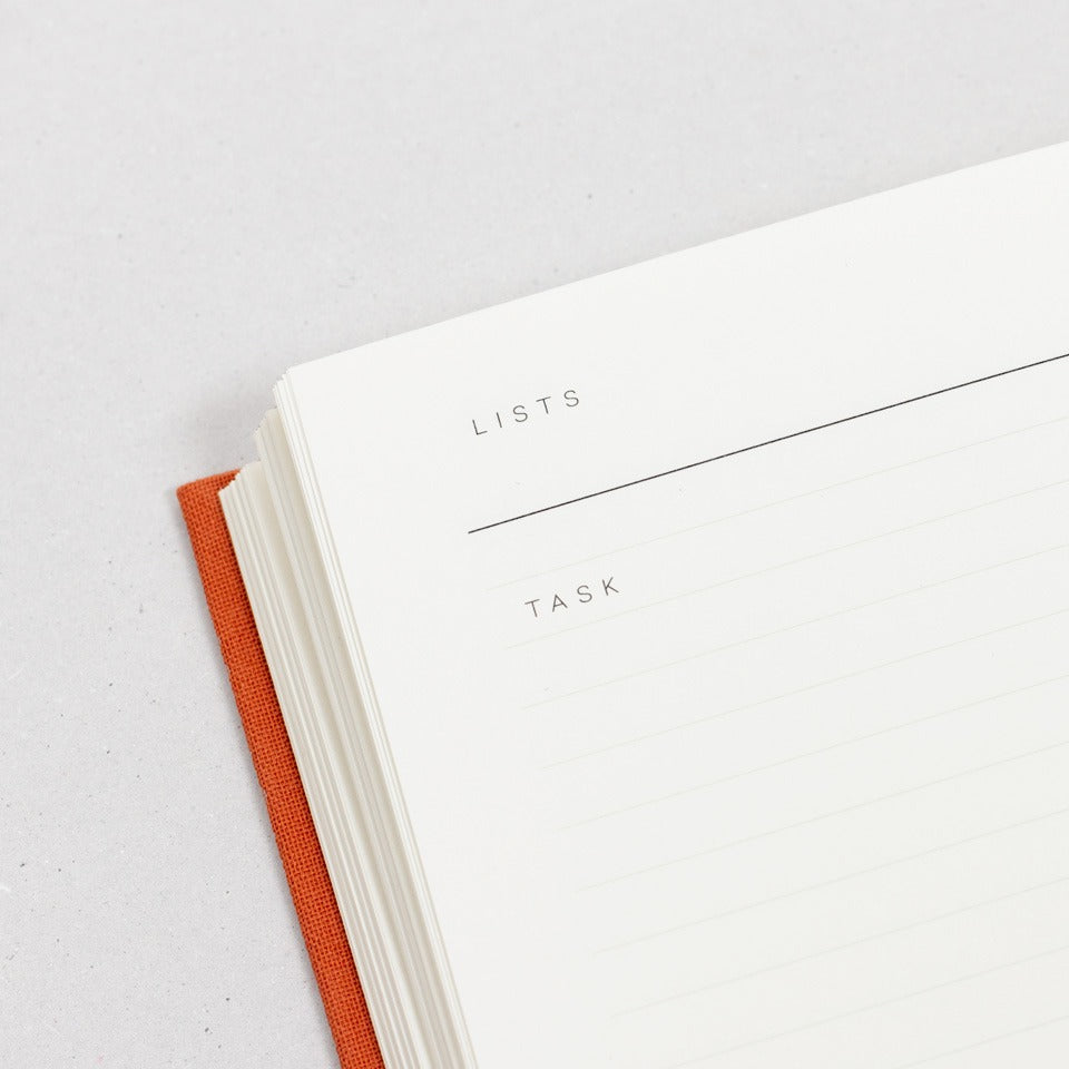 undatierter Kalender Notem dunkelblau / Even Weekly Journal