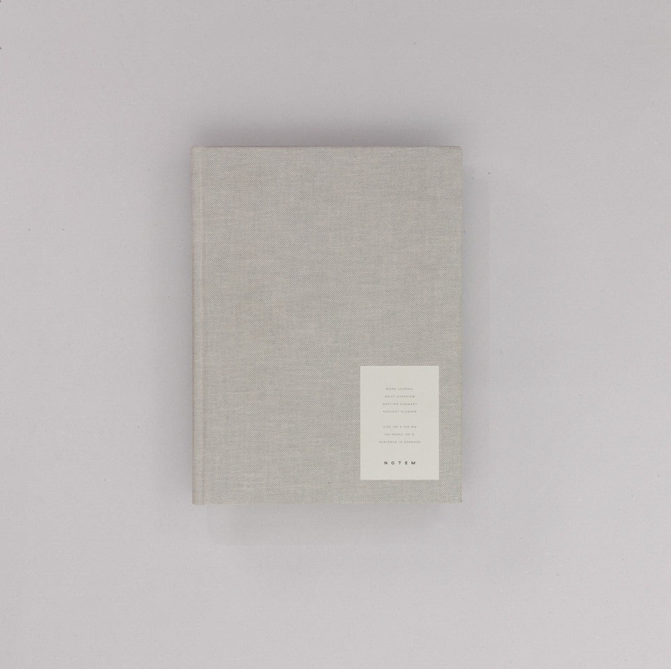 Arbeitsbuch groß grau Notem / Even Work Journal