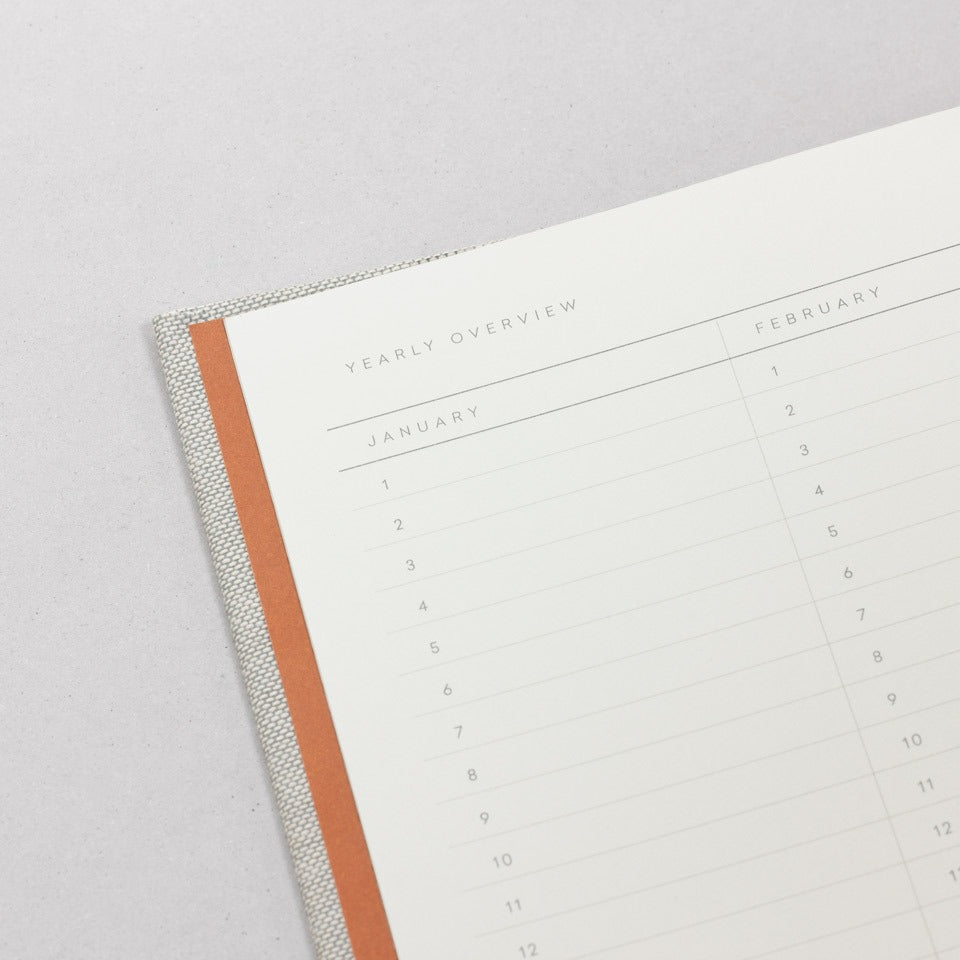 Arbeitsbuch groß grau Notem / Even Work Journal
