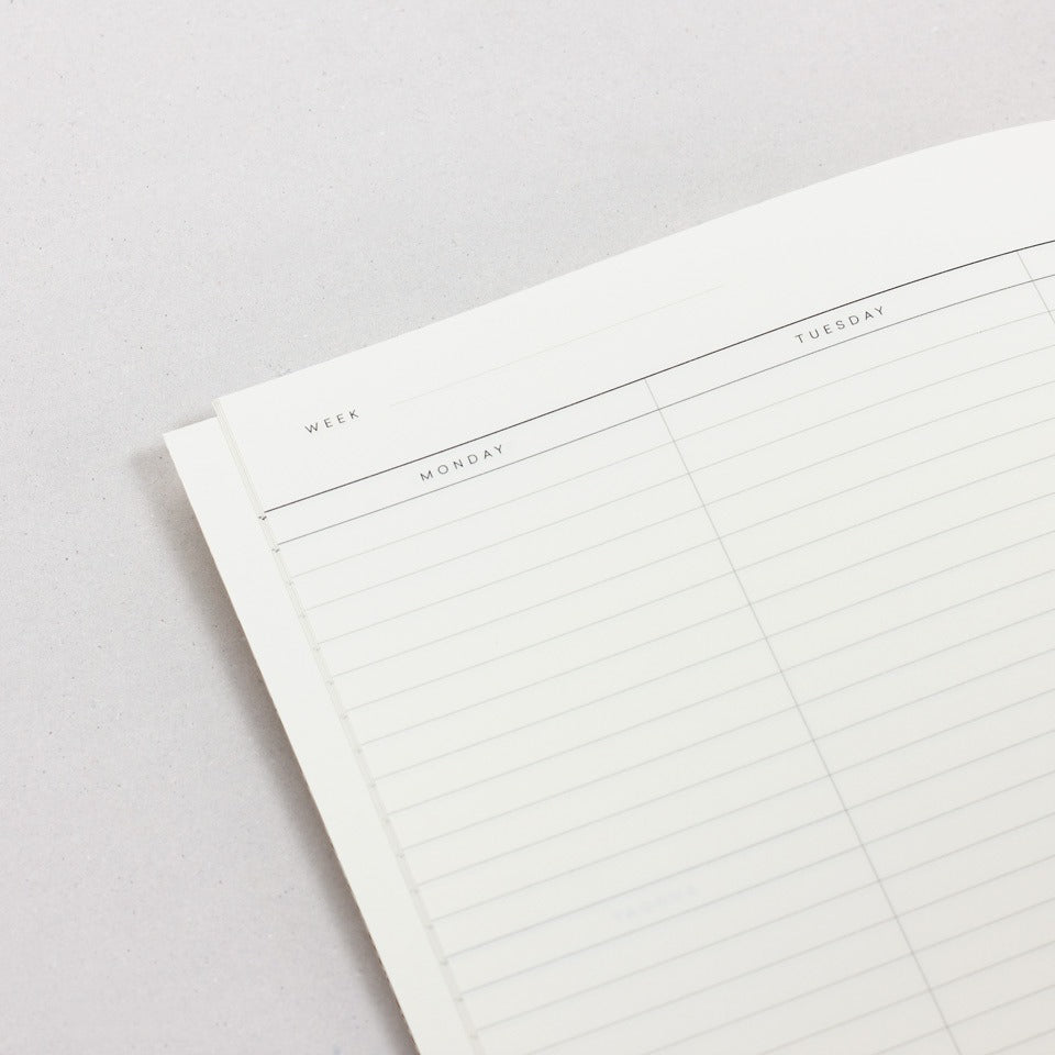 Heft Wochenplaner Notem / Milo Weekly Planner Book
