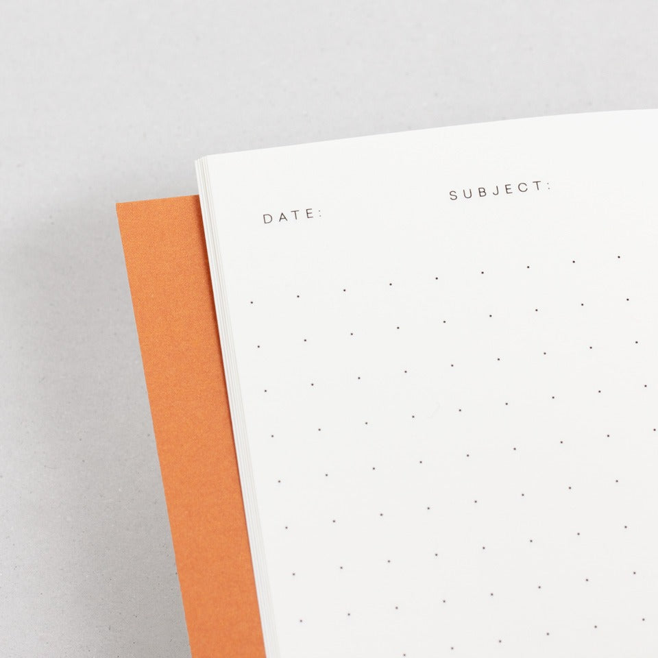 Notizheft braun gestreift Notem / Vita Notebook
