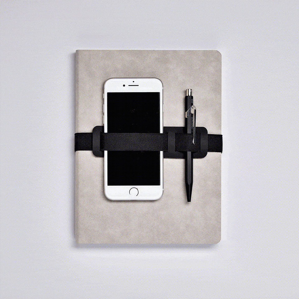 Notizbuch Voyager grau