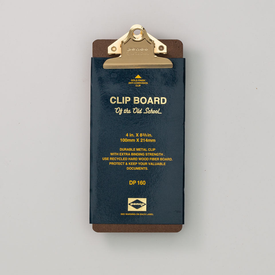 Klemmbrett gold Checkliste