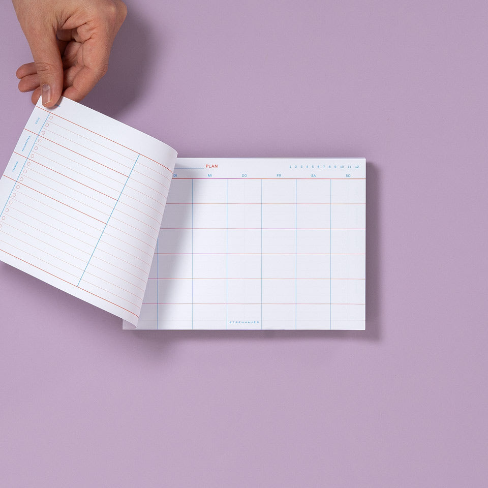 Notizblock Eisenhauer Planer