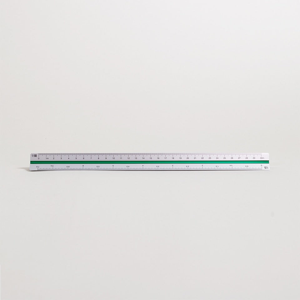 Dreikantmaßstab dick