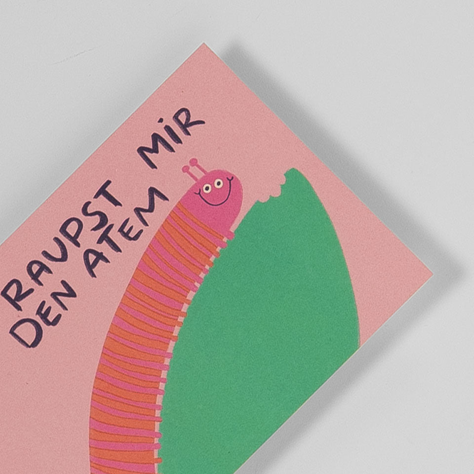 Postkarte Du Raupst Mir Den Atem