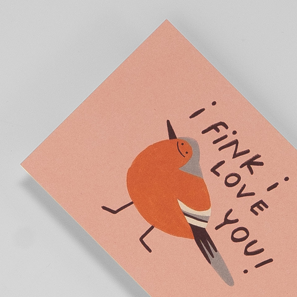 Postkarte I Fink I Love You