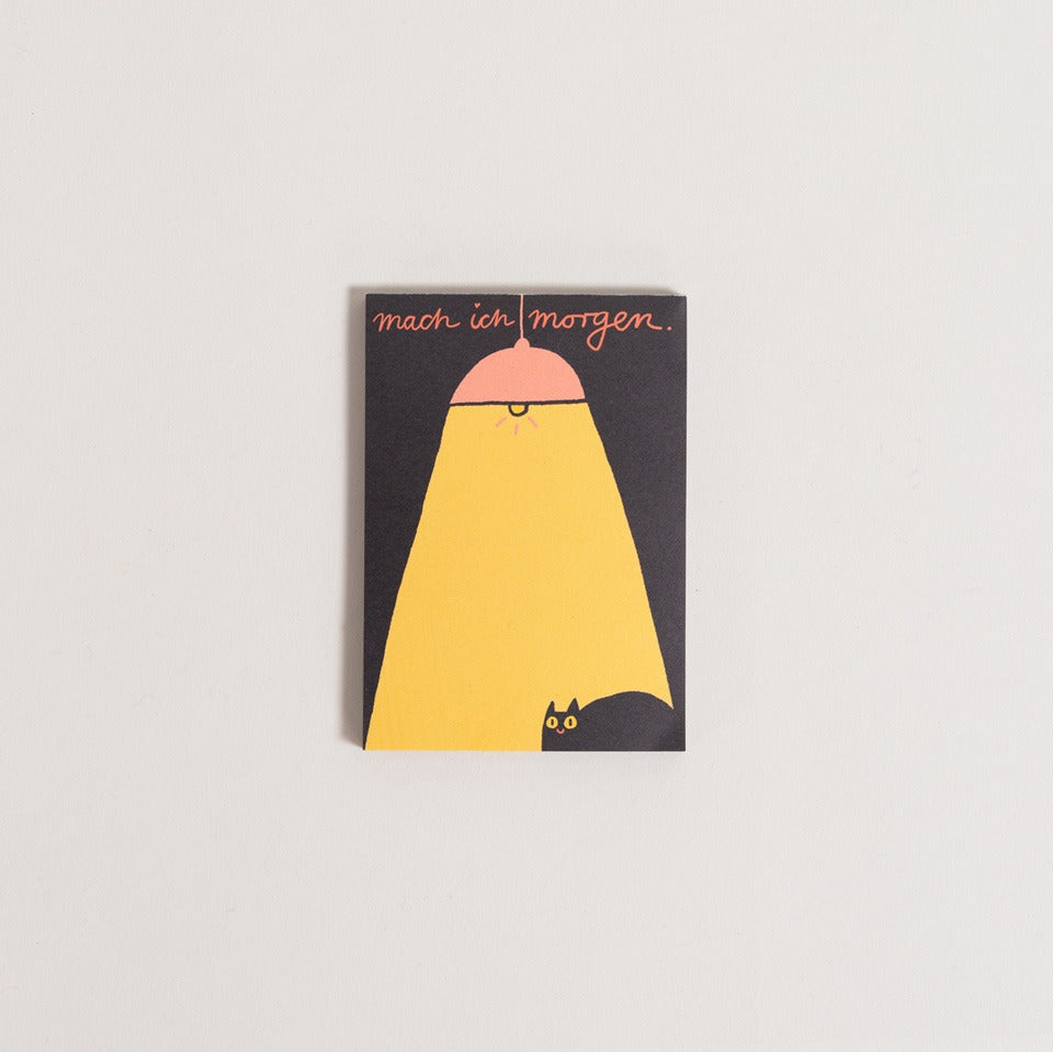 Notizblock – mach ich morgen