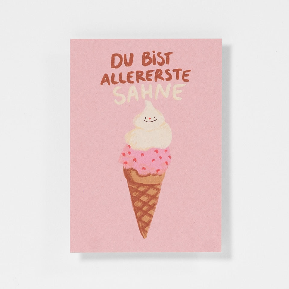 Postkarte Allererste Sahne