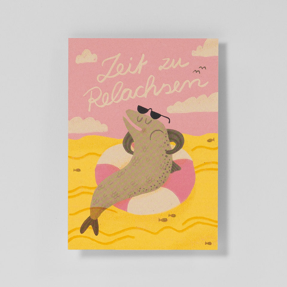 Postkarte Zeit zu Relachsen