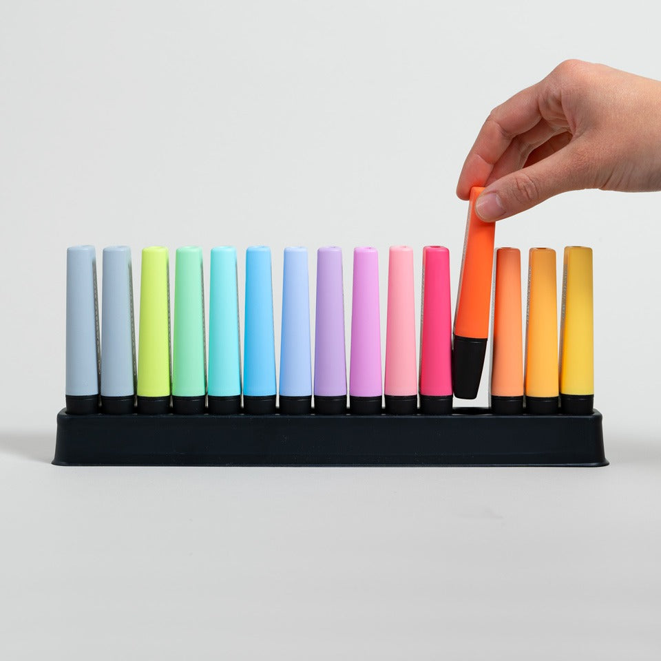 15er Set Textmarker Stabilo pastell