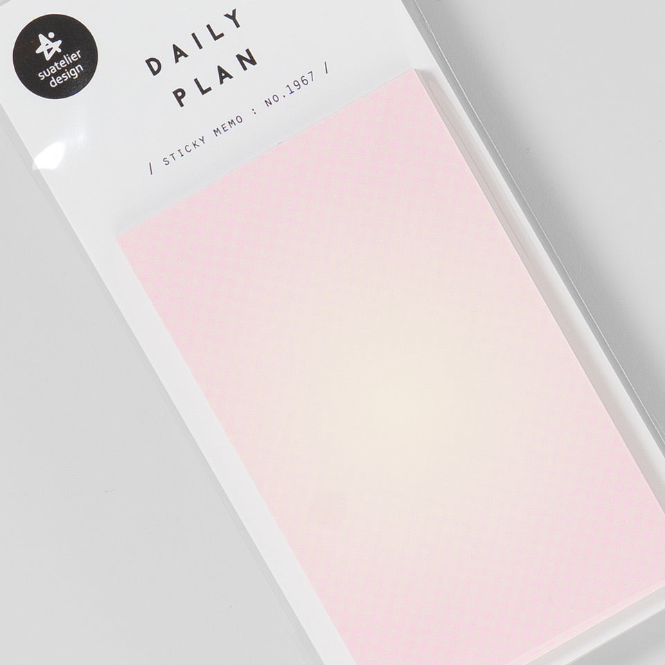 Daily Plan Sticky Memo 1967 Verlauf