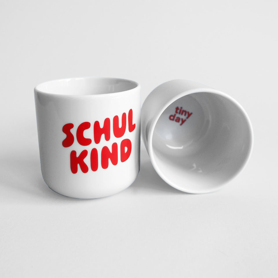 Becher Schulkind rot