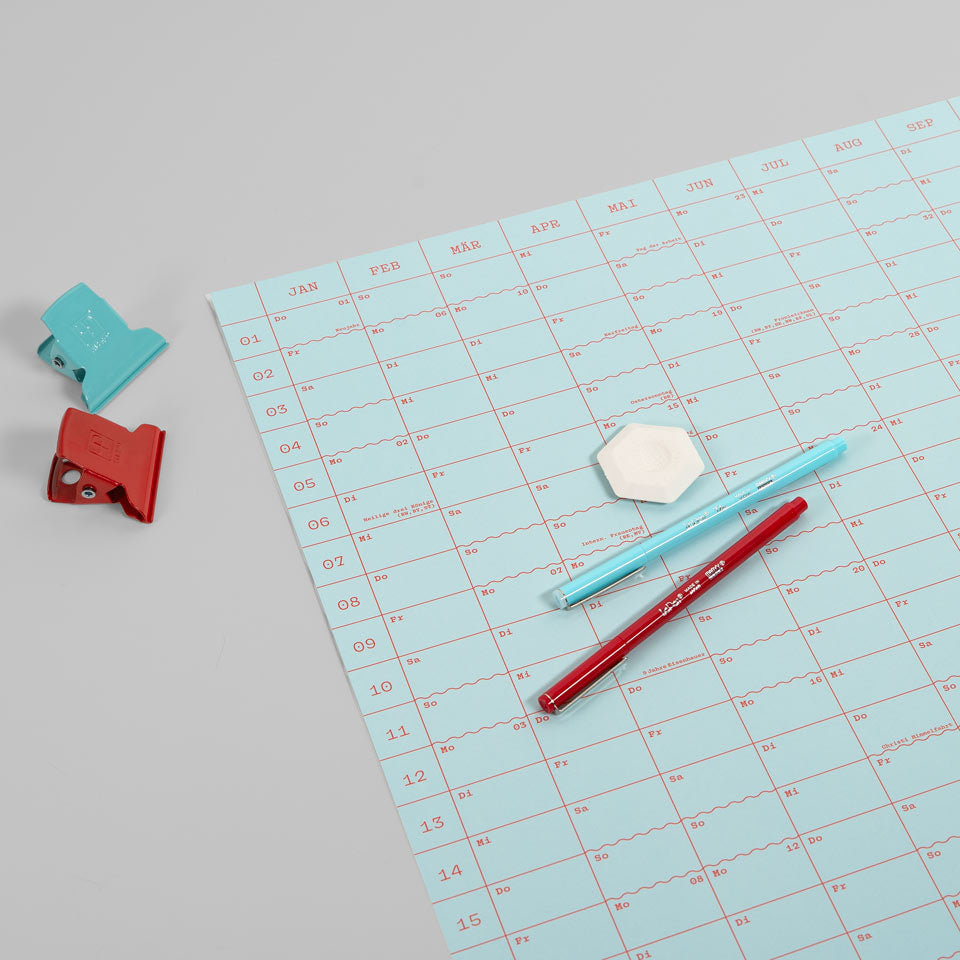 Eisenhauer Wandkalender 2026 – Doppelseitig hellbau