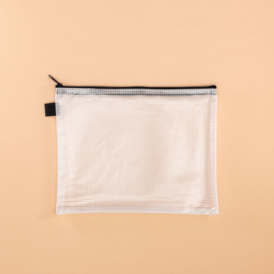 Mesh Bag schwarz für A5