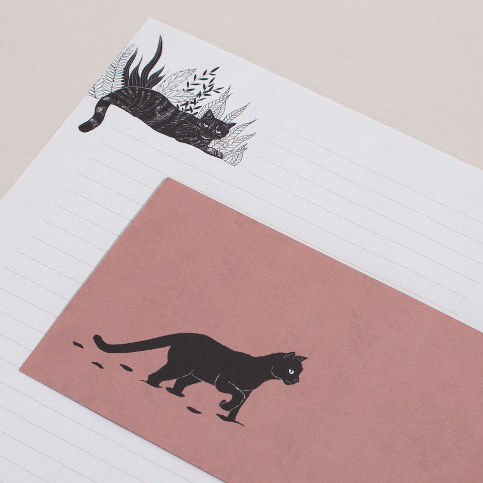 Briefpapierset Katzen