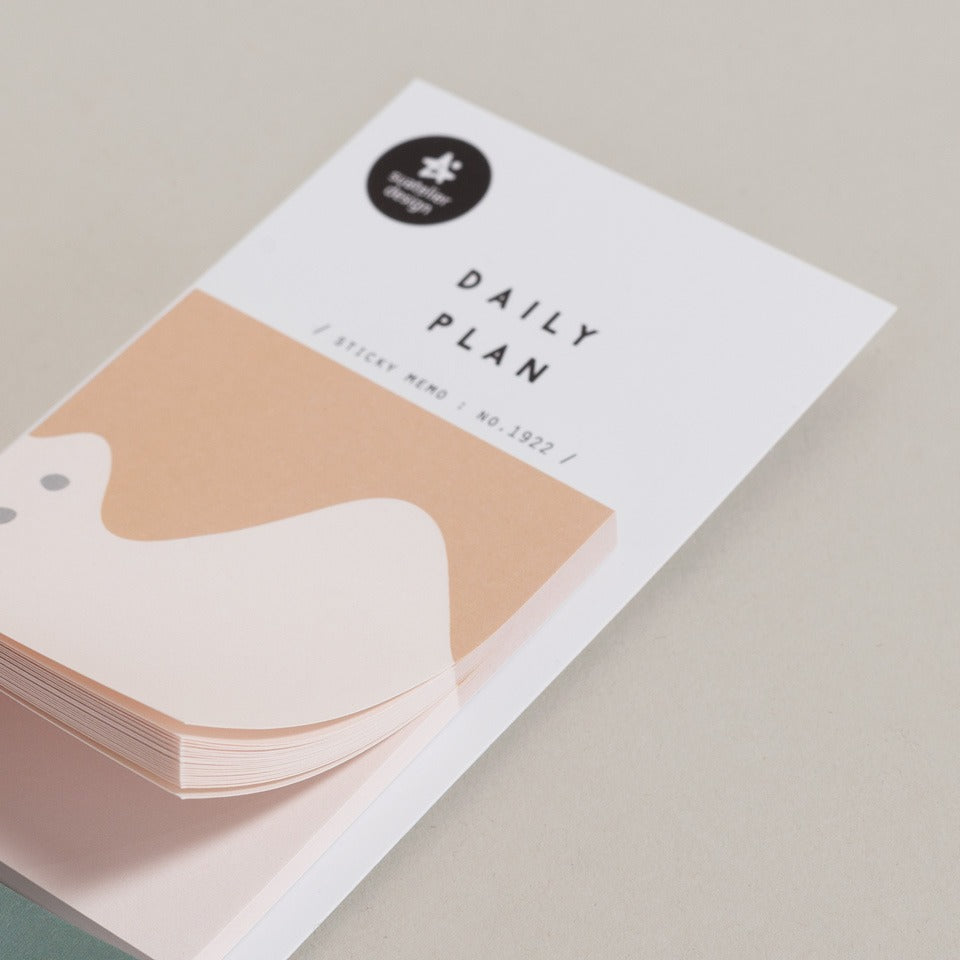 Daily Plan Sticky Memos verspielt 1922