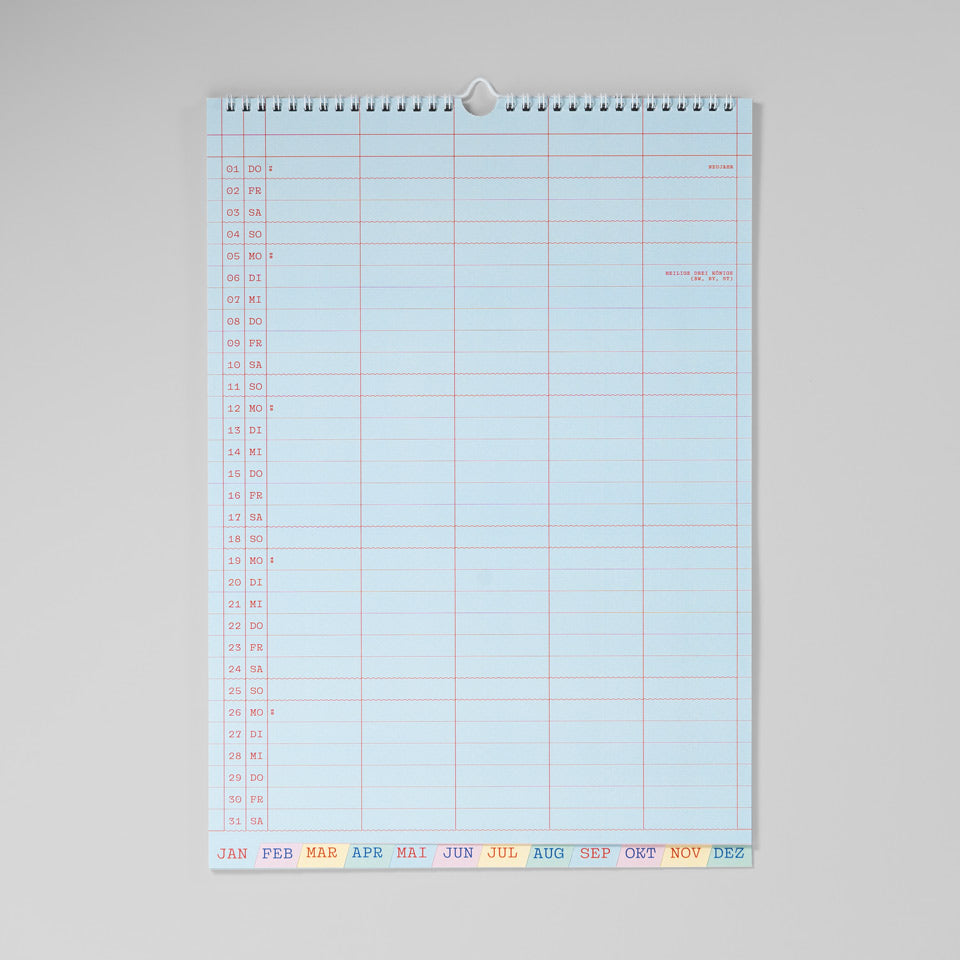 Familienkalender Eisenhauer 2026 A3