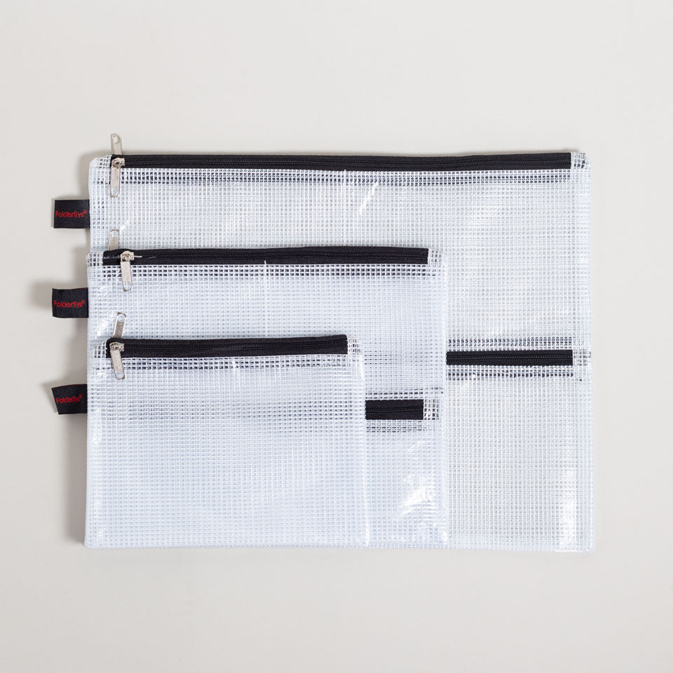 Mesh Bag für A5 mit vier Fächern