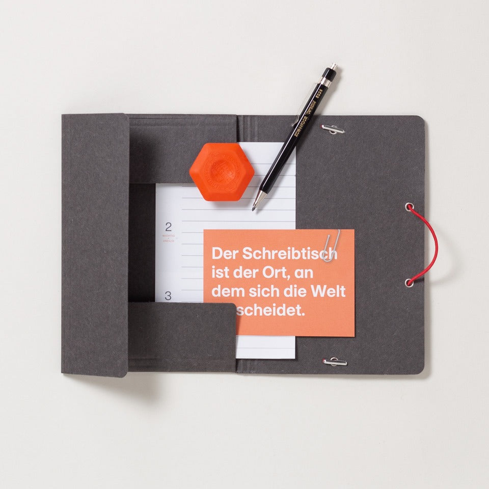 Mappe mit Gummizug für A6