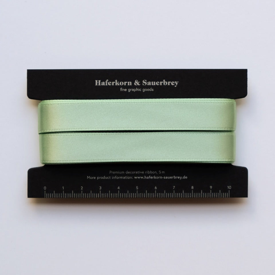 Satin Geschenkband Lindgrün