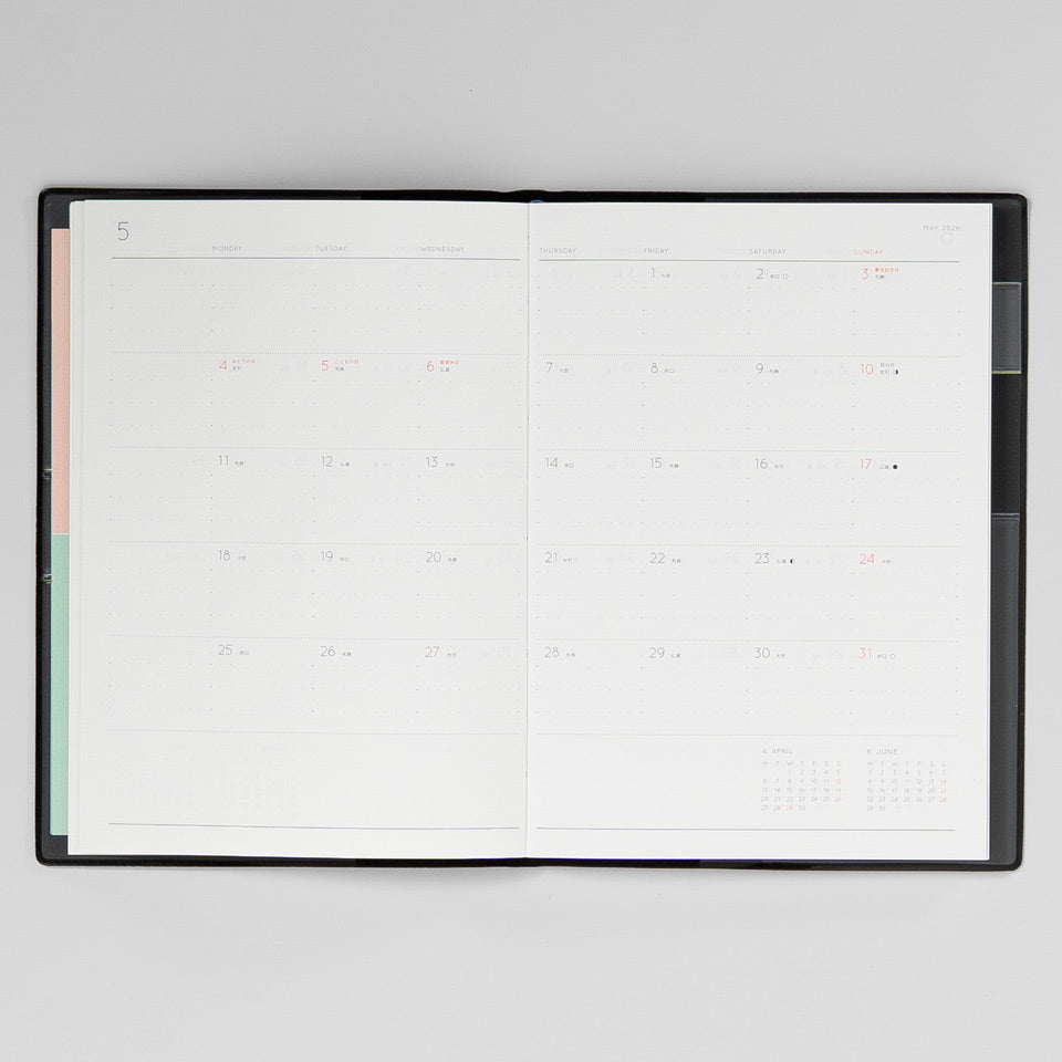 Journal Kalender 2026 / Diary Caston Weekly B6