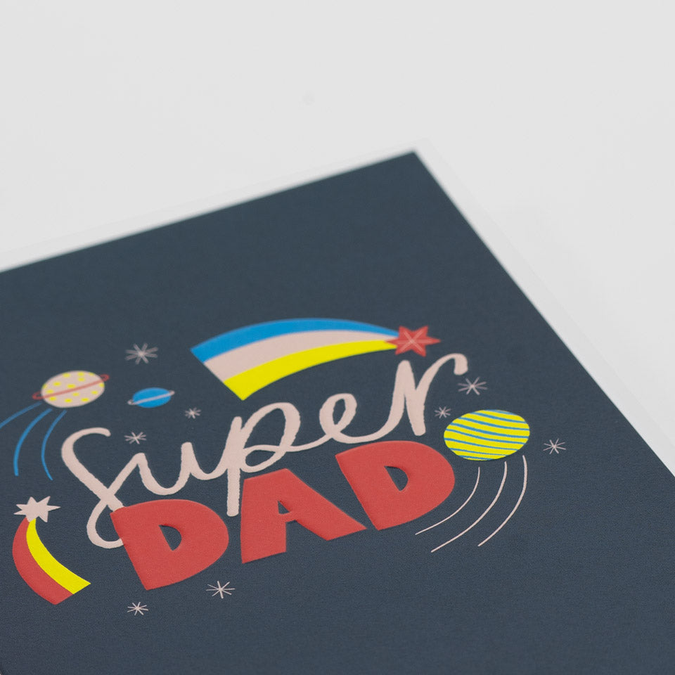 Grußkarte Super Dad