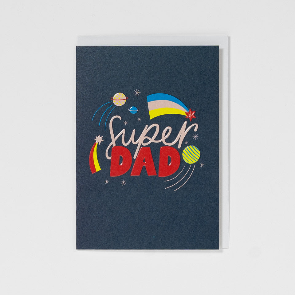 Grußkarte Super Dad