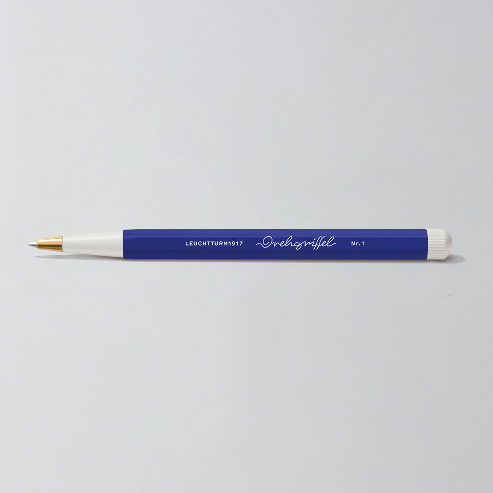 Leuchtturm Drehgriffel Kugelschreiber in Ink, Aufsicht #Farbe_Ink