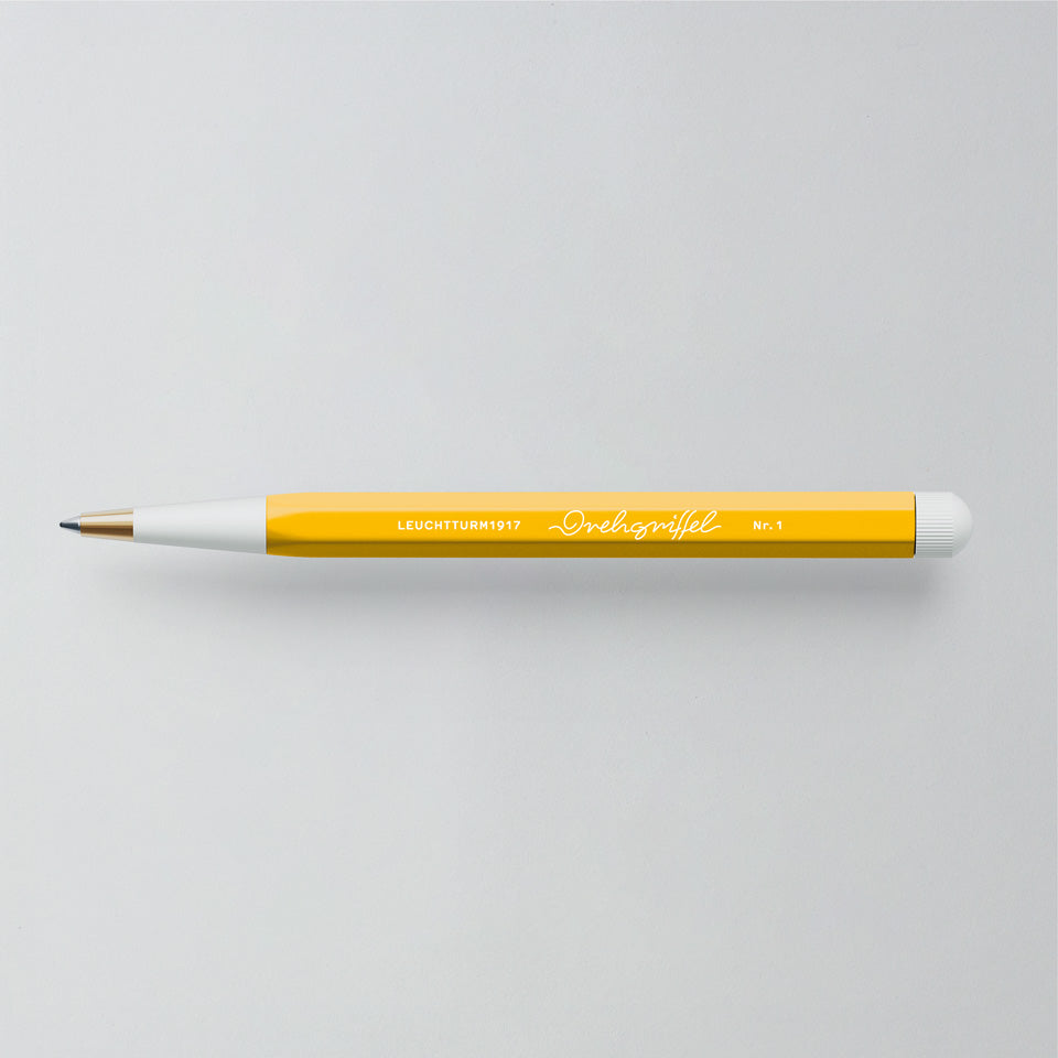 Leuchtturm Drehgriffel Kugelschreiber in Sunflower, Aufsicht #Farbe_Sunflower