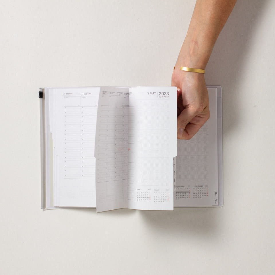 A5 Kalender 2025/26 mit Umschlagtasche Berge