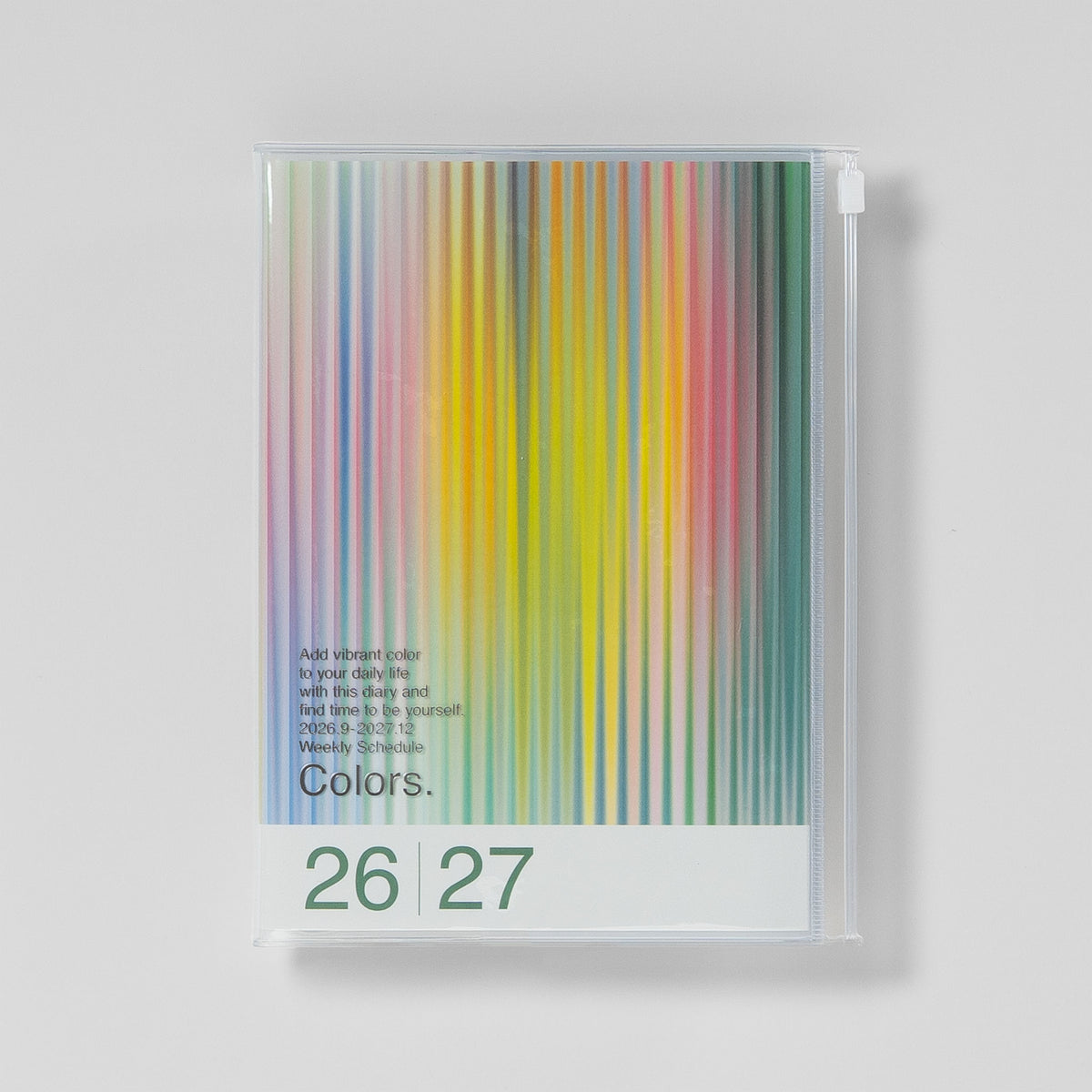 Mark's Taschenkalender A5 2026/27 Verlauf „Colors.", Farbe Grün #Farbe_Green