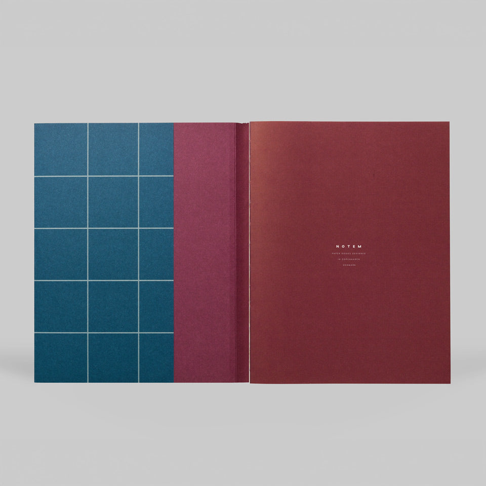 Notizbuch groß dunkelblau Notem / Uma Notebook L