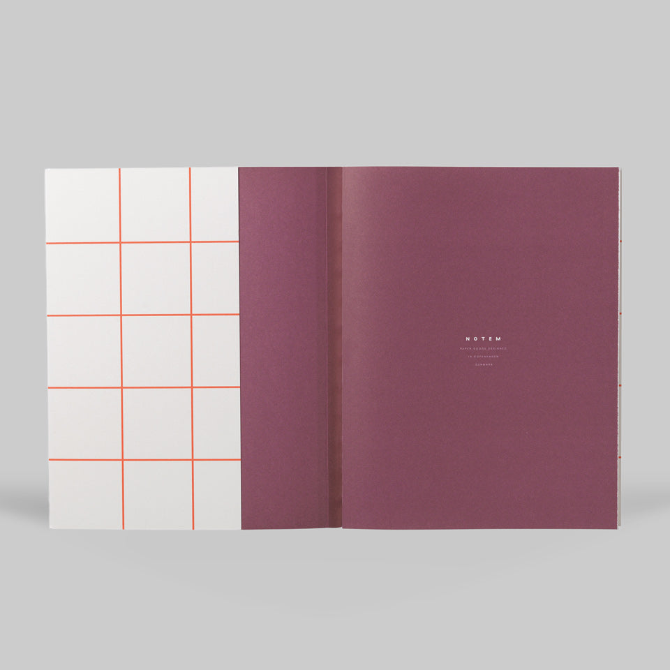 Notizbuch groß grau Notem / Uma Notebook L